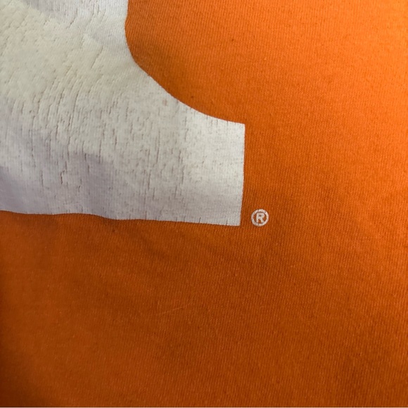 Varsity Orange Tee with White Logo - Picture 2 of 5